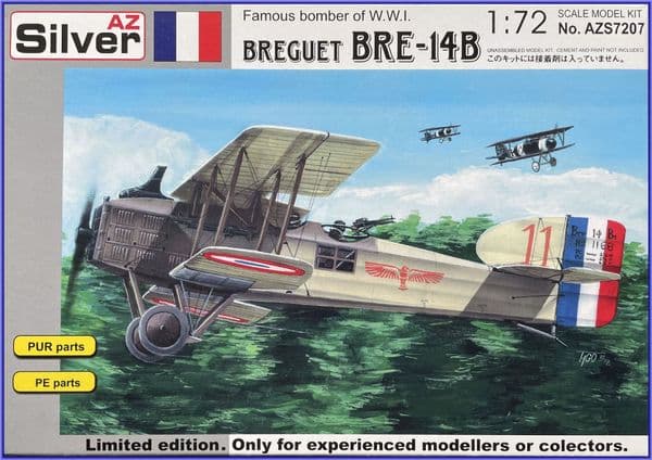 1:72 AZ SILVER BREGUET 14B,  (AZS7207) ,2012