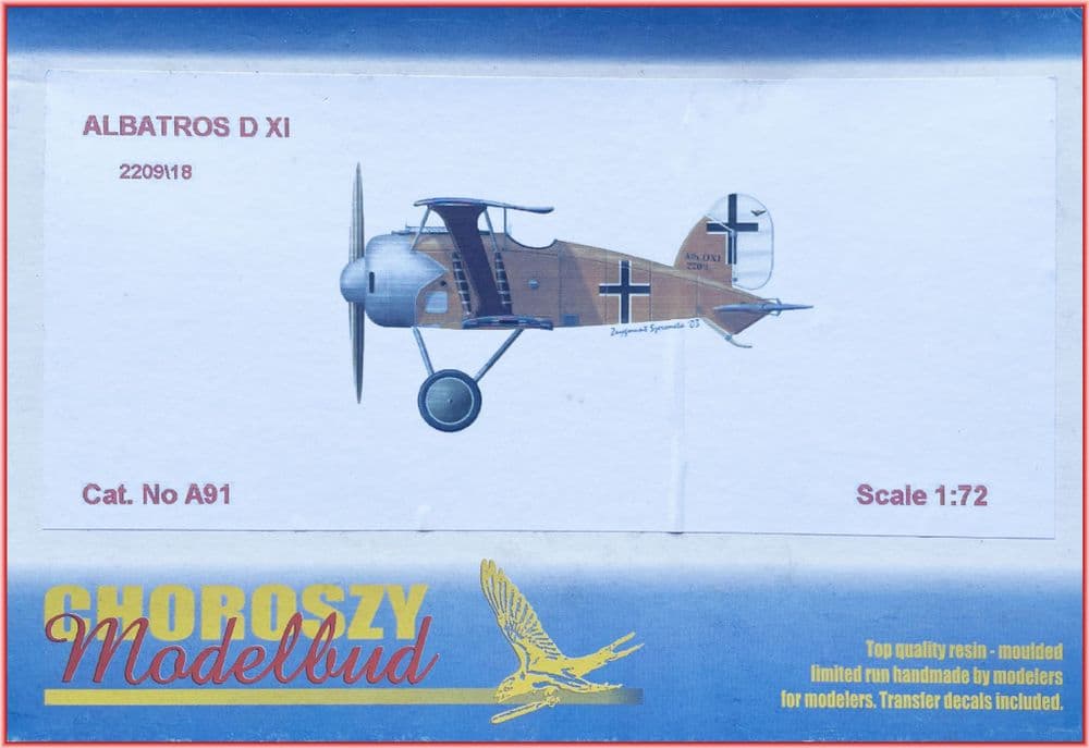 1:72 CHOROSZY MODELBUD ALBATROS D.IX, (A91),2003
