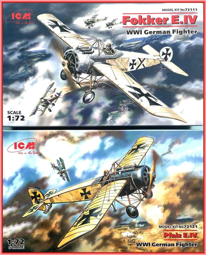 1:72 ICM EINDECKER BUNDLE! (72111/72121), 2002.