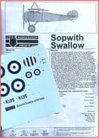 1:72 KP SOPWITH SWALLOW, KPM0484,2024
