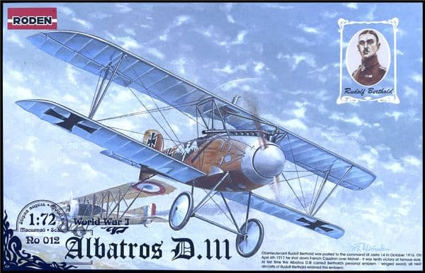 1:72 RODEN ALBATROS D.III, (012) ,2002