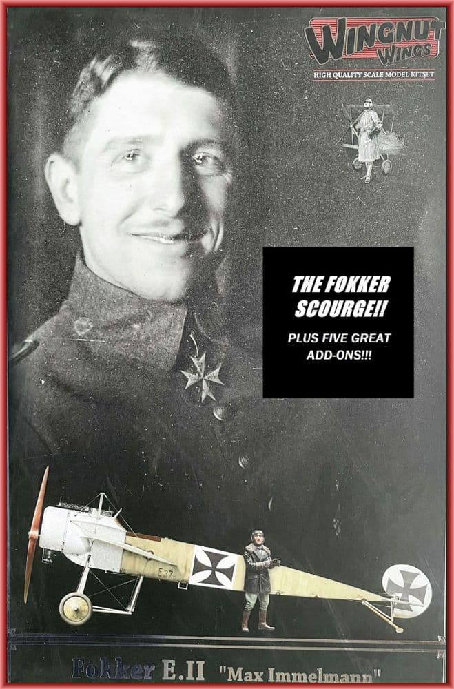 32603-FOKKER E.II-Max Immelmann + EXTRAS!