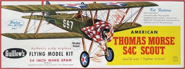 GUILLOW'S THOMAS MORSE S4C SCOUT!