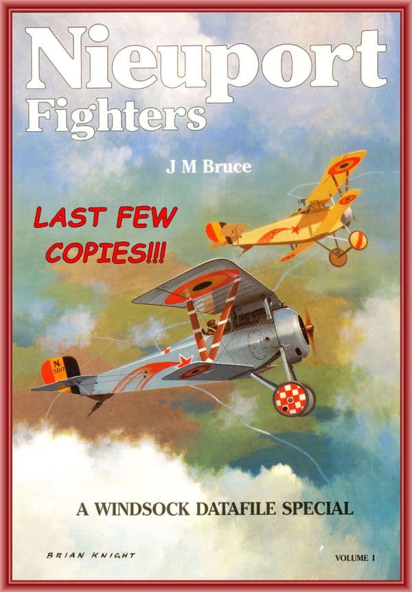 Nieuport Fighters Volume 1-LOW STOCK!