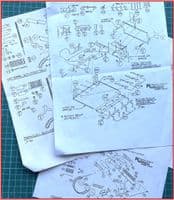 SCALE MODEL AIRCRAFT IN PLASTIC CARD, 1975