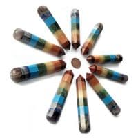 7 Chakra Massage Wand for Crystal Healing, Reiki and Reflexology (90mm)