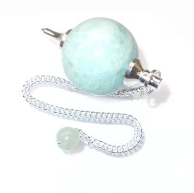 Amazonite Ball Divination Pendulum