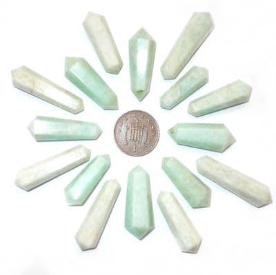 Amazonite DT Crystal Vogel Wand