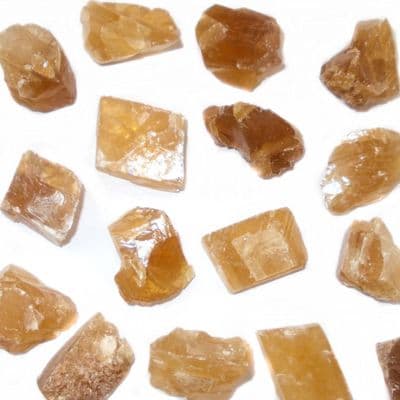 Amber / Honey Calcite Mineral Specimen 30g