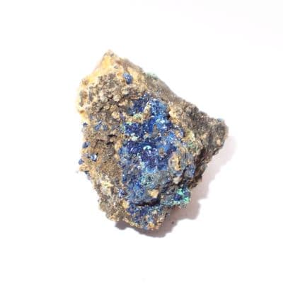 Azurite Malachite Crystals on Matrix Mineral  Specimen 45g (7)