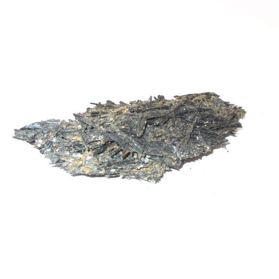 Black Kyanite Fans Conglomerate Cluster Rough Crystal Mineral Specimen 40g (4)