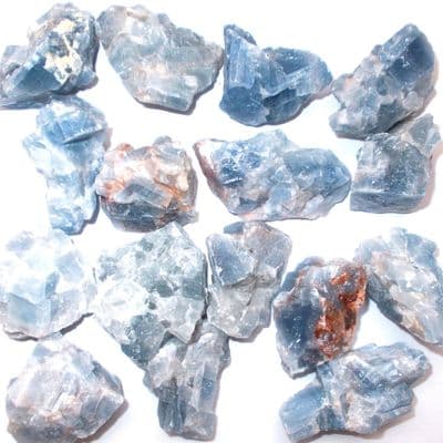 Blue Calcite Mineral Specimen 30g