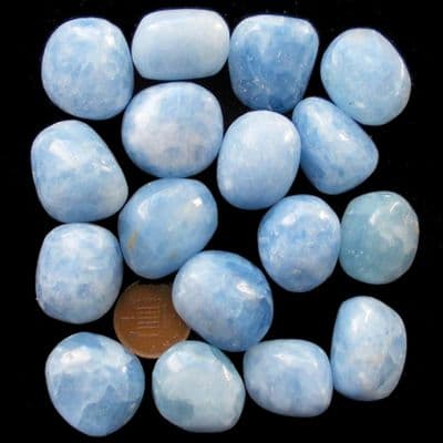 Blue Calcite Tumblestone