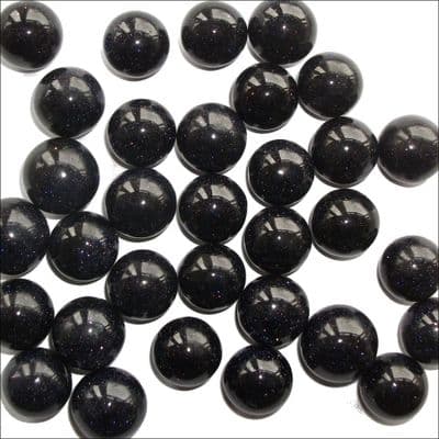 Blue Goldstone Crystal Ball Marble