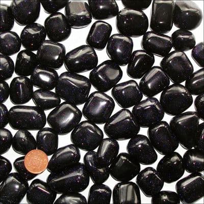 Blue GoldstoneTumble Stone