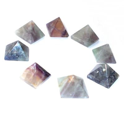 Fluorite Crystal Pyramid