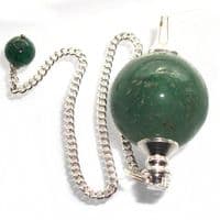 Green Aventurine Ball Dowsing Pendulum