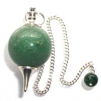 Green Aventurine Ball Dowsing Pendulum