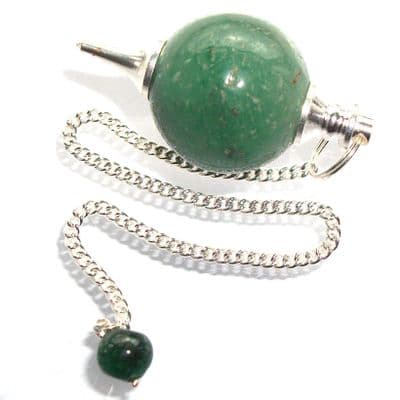 Green Aventurine Ball Dowsing Pendulum