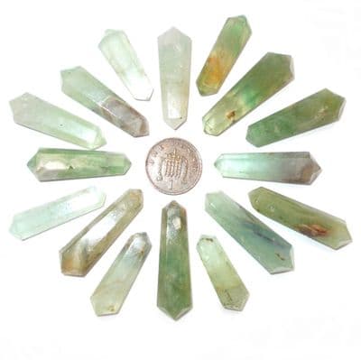 Green Fluorite DT Vogel Wand