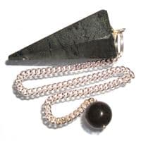 Hematite Dowsing Pendulum Crystal Point