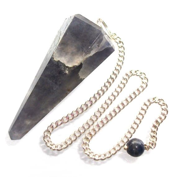 Iolite Dowsing Point Pendulum
