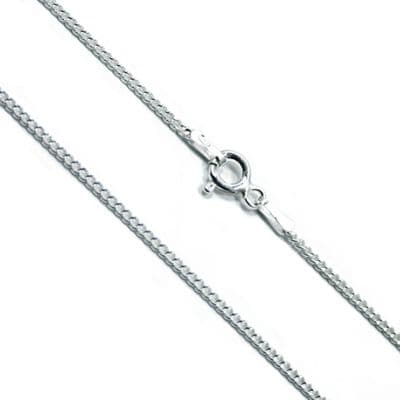Italian Sterling Silver Curb Chain 1.5mm