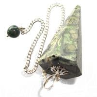 Kambamba Jasper  Dowsing Pendulum Point