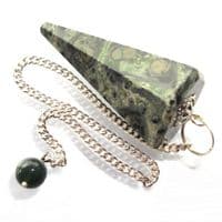 Kambamba Jasper  Dowsing Pendulum Point