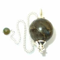 Labradorite Ball Dowsing Pendulum