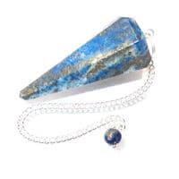 Lapis Lazuli Dowsing Pendulum Blue Point