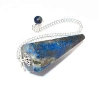 Lapis Lazuli Dowsing Pendulum Blue Point