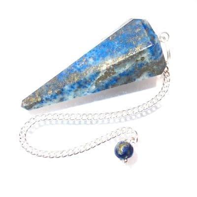 Lapis Lazuli Dowsing Pendulum Blue Point
