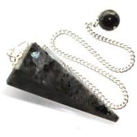Larvikite Dowsing Pendulum Point