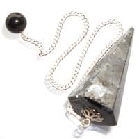 Larvikite Dowsing Pendulum Point