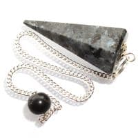 Larvikite Dowsing Pendulum Point