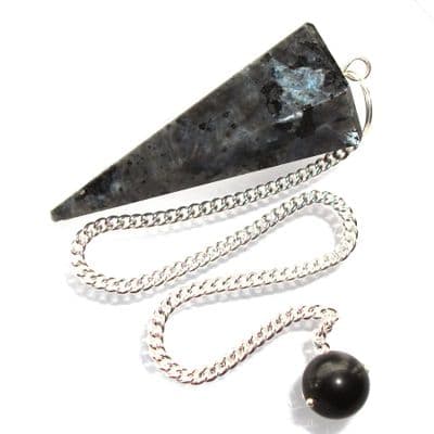 Larvikite Dowsing Pendulum Point
