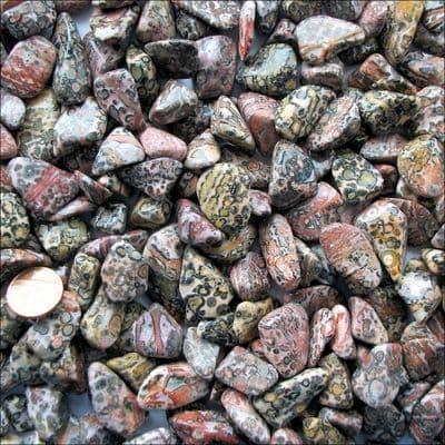 Leopardskin Jasper Rhyolite Tumblestone