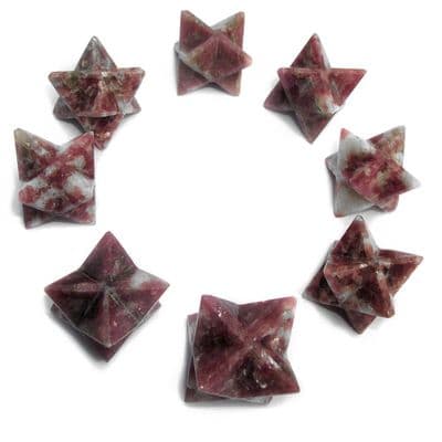 Lepidolite Merkaba Star Crystal