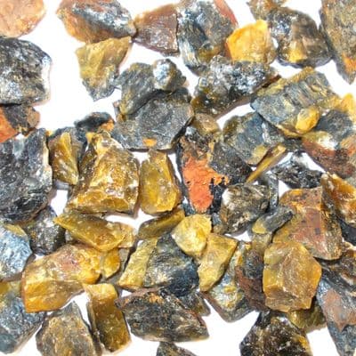 Lionskin Quartz Silicified Tiger Eye Raw Rough Crystal Mineral Specimen 30g