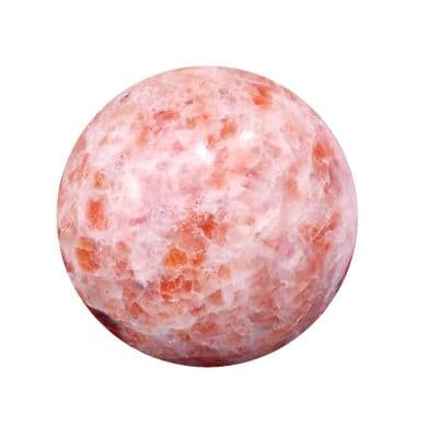 Natural Sunstone Crystal Ball Divination & Meditation 52mm 190g SUN26