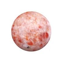 Natural Sunstone Crystal Ball Divination & Meditation 52mm 200g SUN07