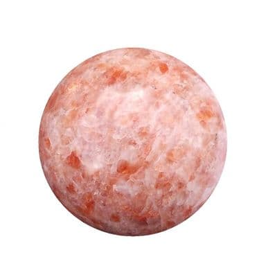 Natural Sunstone Crystal Ball Divination & Meditation 52mm 200g SUN07