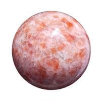 Natural Sunstone Crystal Ball Divination & Meditation 53mm 200g SUN14