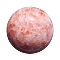 Natural Sunstone Crystal Ball Divination & Meditation 53mm 200g SUN14