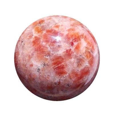 Natural Sunstone Crystal Ball Divination & Meditation 53mm 200g SUN14