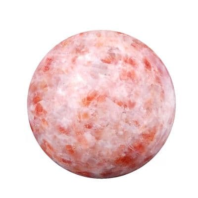 Natural Sunstone Crystal Ball Divination & Meditation 53mm 200g SUN19