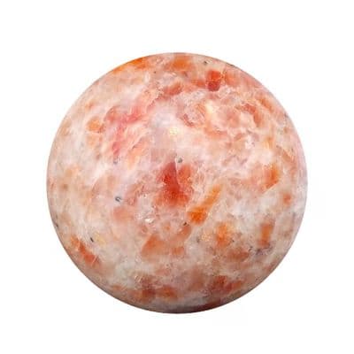 Natural Sunstone Crystal Ball Divination & Meditation 57mm 260g SUN23