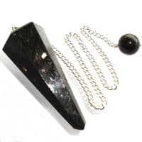 Nuumite Nuummite Dowsing Crystal Pendulum Point
