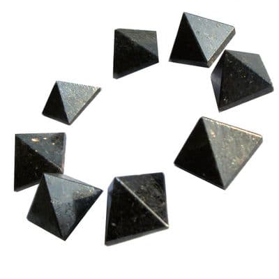 Nuummite Crystal Pyramid